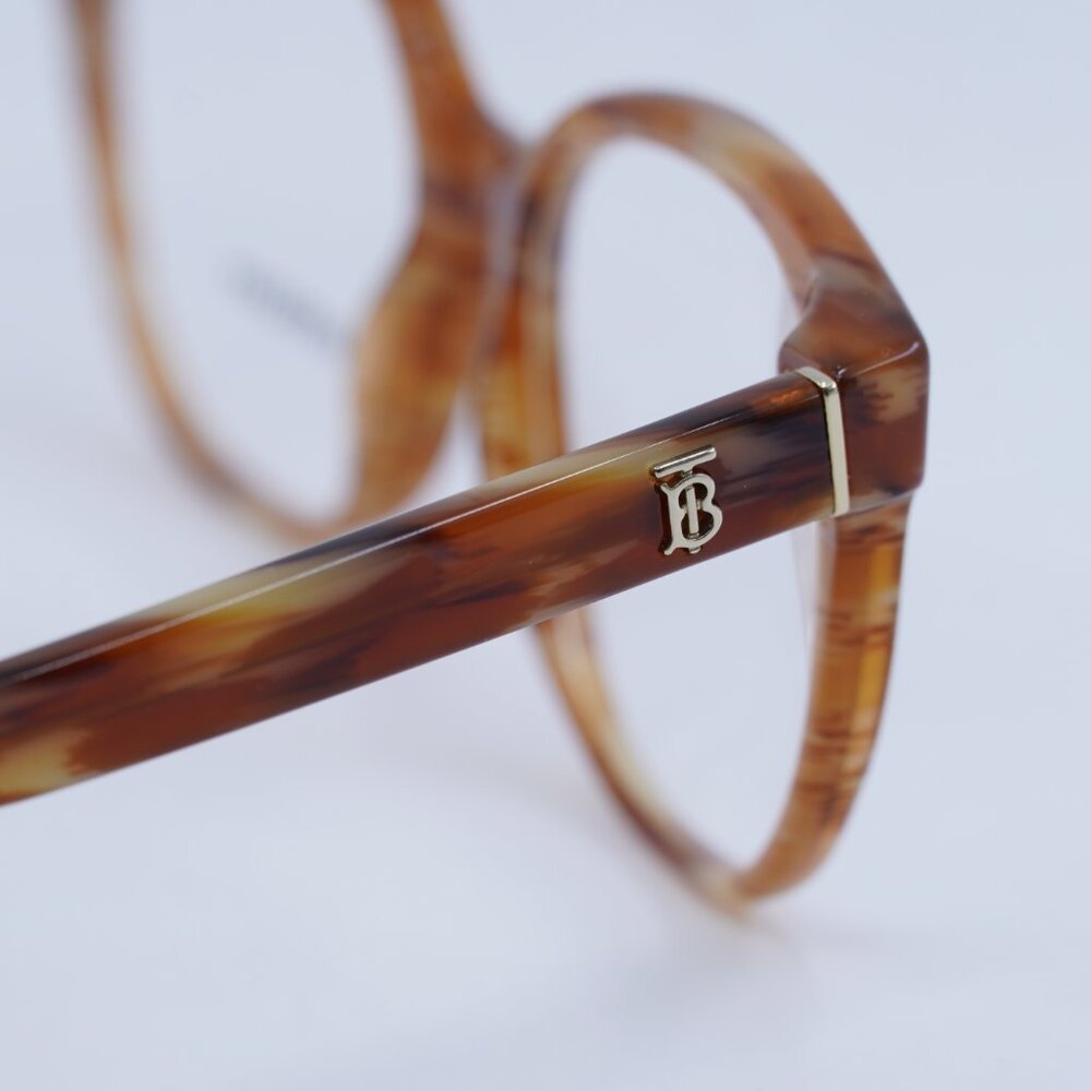 Burberry BE2332 3915 Eyeglasses Spotted Brown 52mm Square Frame - Picture 9 of 10